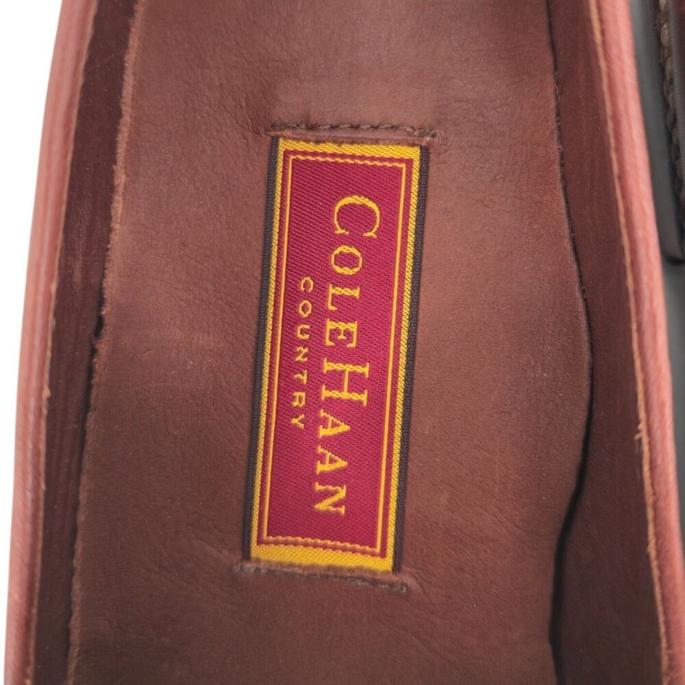 Vintage NEW Cole Haan Country Dress Shoes Womens 8B Brown Leather Slip-on Loafer - Picture 14 of 15